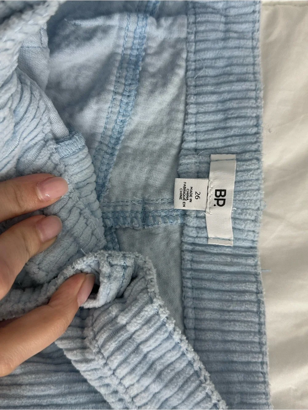 bp Light Blue Corduroy Utility Pants